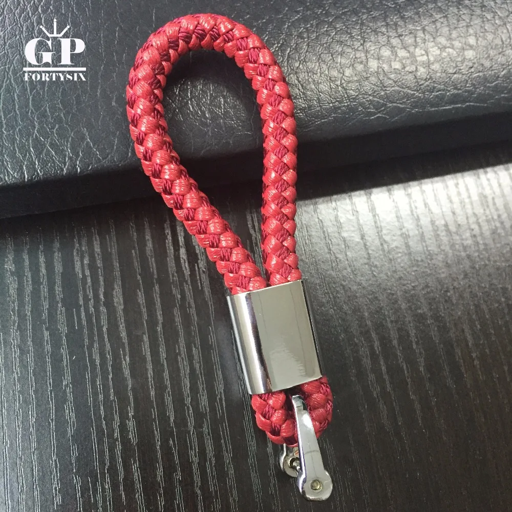 2017 металлический автомобильный брелок с оплеткой из искусственной кожи