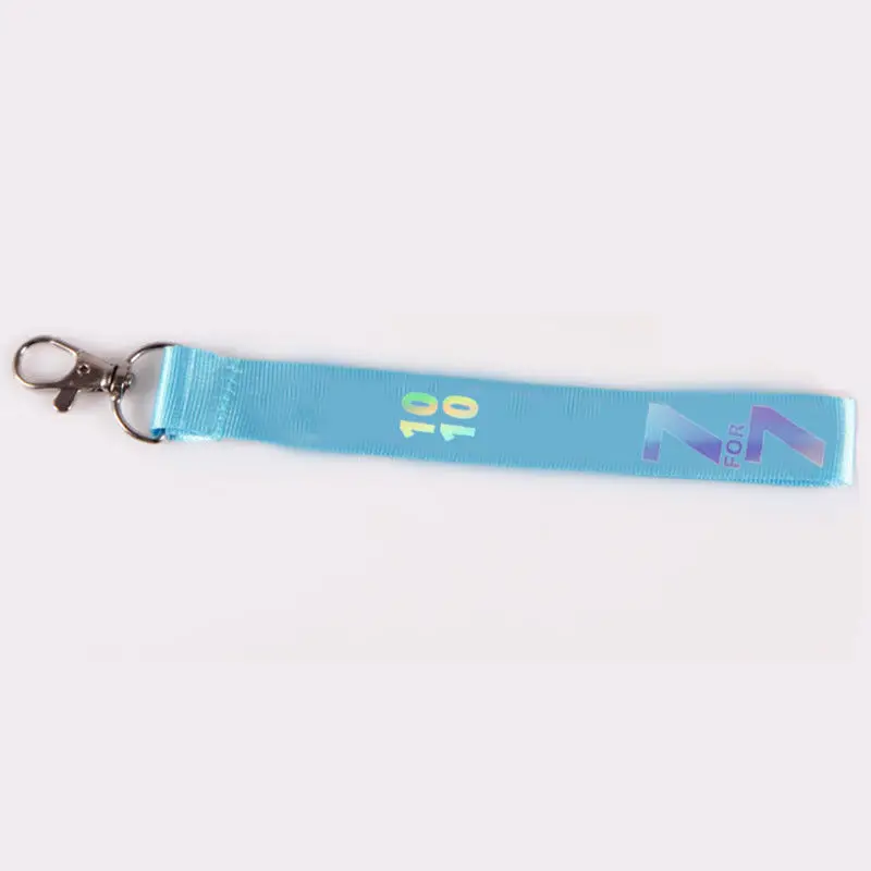 Light blue Мода KPOP GOT7 Брелок 7 для 7 брелок для ключей возврат вокруг телефона кулон Веревка Брелок имя мобильного телефона ремень YOUNGJAE MARK - Цвет: Light blue