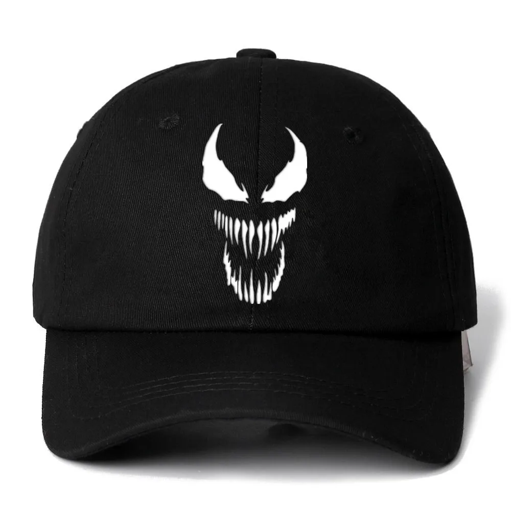 Прямая поставка бейсболка Eminem Venom хлопковая для мужчин и женщин регулируемая в