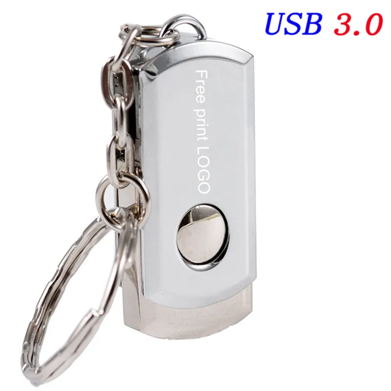 A JASTER USB 3,0 Металлический Брелок флеш-накопитель 128 Гб 64 ГБ 32 ГБ 16 ГБ флеш-накопители реальная емкость флеш-накопители usb флешки(более 10 шт. бесплатный логотип - Цвет: A