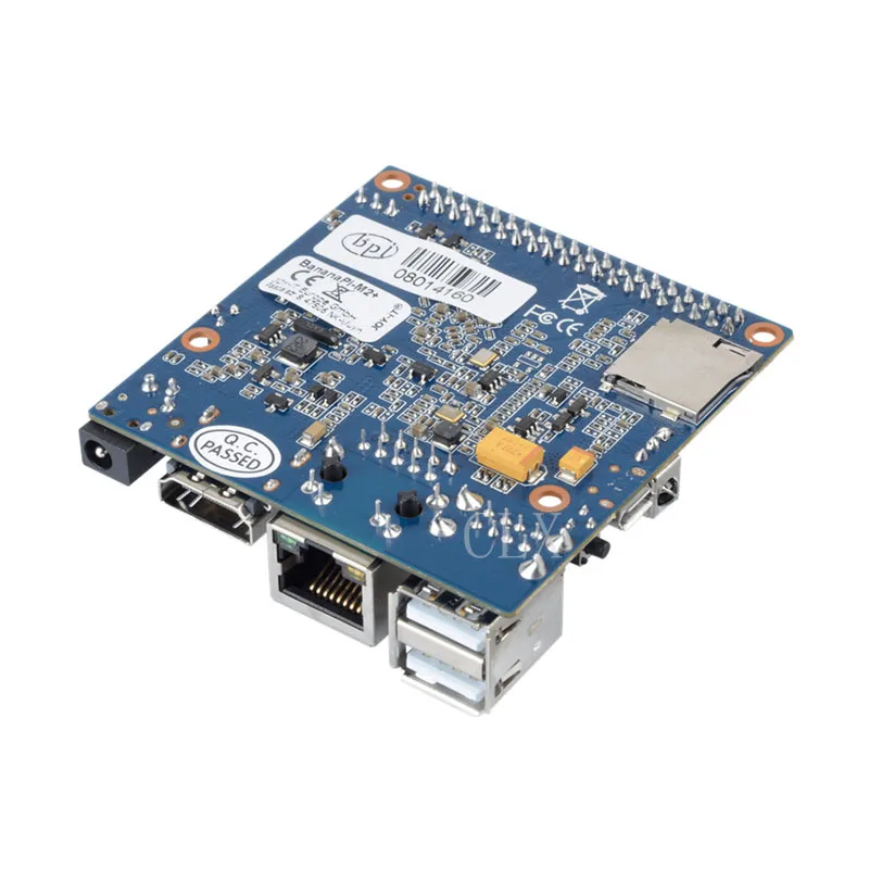 MiNi BPI-M2 + plus Banana Pi M2 H3 четырехъядерный 1 Гб ОЗУ 8 ГБ eMMC BPI плюс WiFi и Bluetooth
