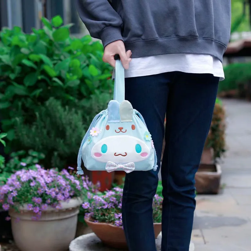 1 шт. милые плюшевые сумки с героями мультфильма «Пасха», My Melody Cinnamoroll Pudding Dog, аниме-кошелек, косметичка для девочек, подарки для влюбленных