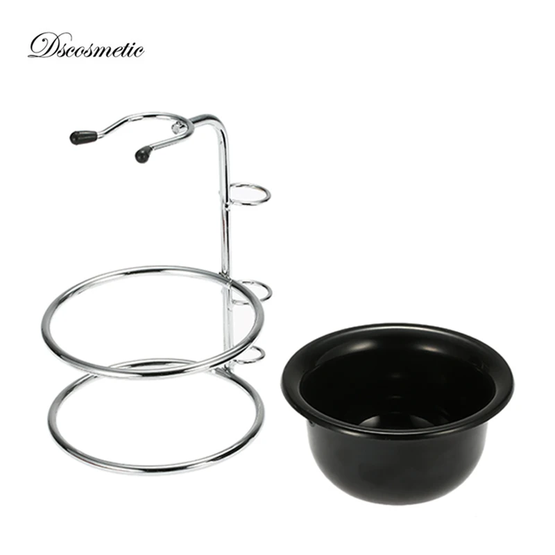 Набор для бритья Металла Бритвы Держатель брить бороду BrushAcrylic Bowl Классический