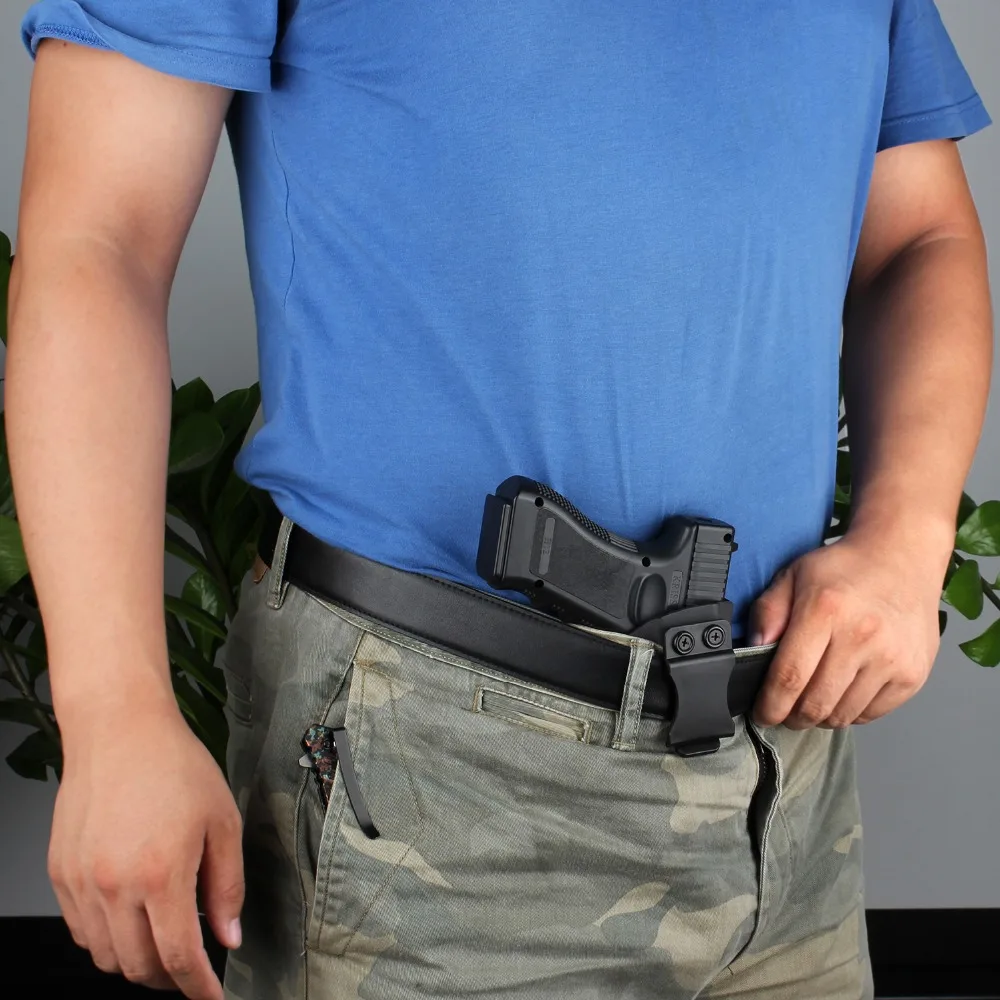 Vapanda IWB Kydex кобура Glock 17 черный скрытый Пистолет Кобура Для Пистолетов Glock 22 31 Охота