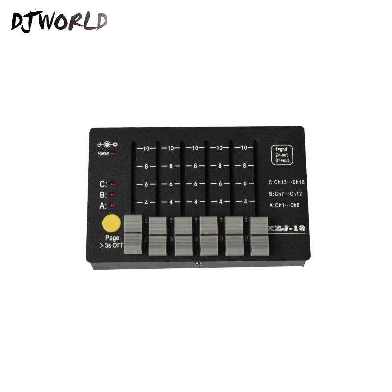 Djworld зарядка беспроводной пульт дистанционного управления DMX передатчик сигнала 18 консоль сценический светильник ing для Par/Moving Head светильник управления le
