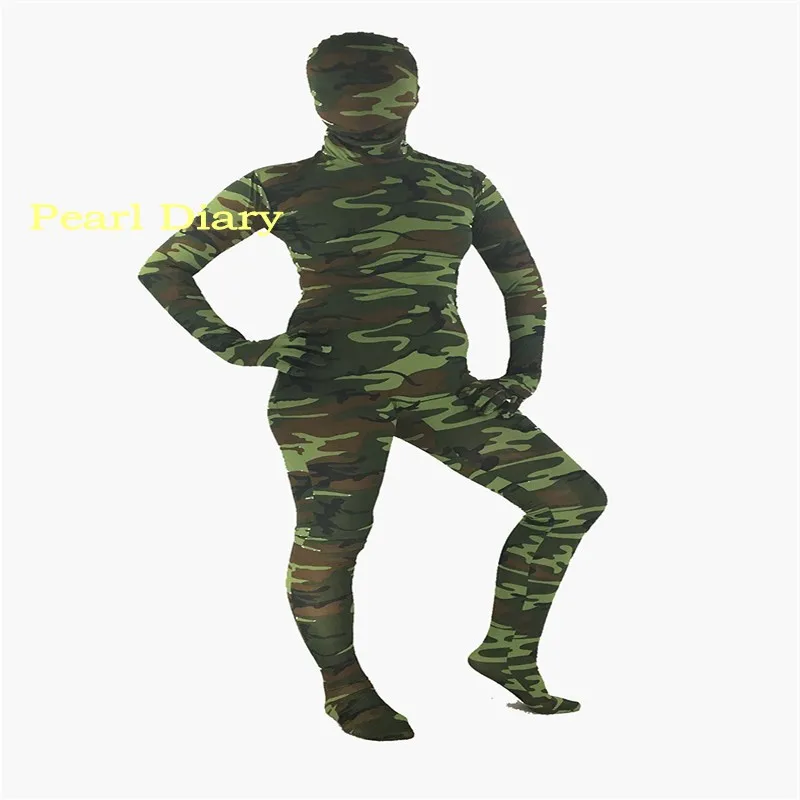 Брендовый индивидуальный заказ полный боди Тигр Леопард камуфляж Zebrapattern