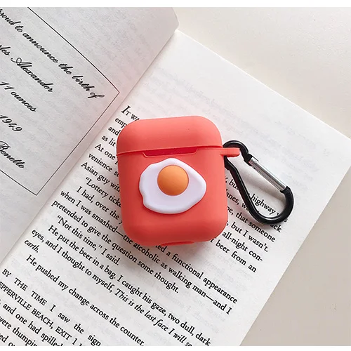 Bluetooth наушники силиконовый чехол для Apple Airpods аксессуары i10 TWS Max мультфильм ручной работы защитный чехол наушники анти-потеря - Цвет: model 2