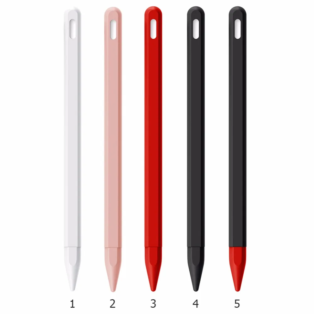 Ручка для Apple Pencil 2 Чехол iPad Pro чехол-карандаш для планшета сенсорный Стилус защитный чехол портативный Мягкий силиконовый чехол