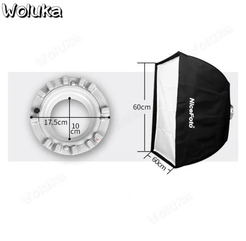 Umbrella stand type outside shooting studio flash soft light box K-60x60cm photographic equipment CD50 T08 | Электроника