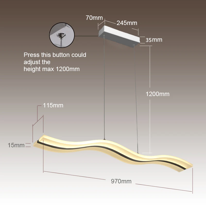 Современные светодиодные люстры белая акриловая люстра светильник для гостиной