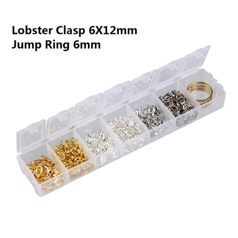 Открытые Кольца для прыжков и раздельные кольца/застежка крючки лобстера/кольца