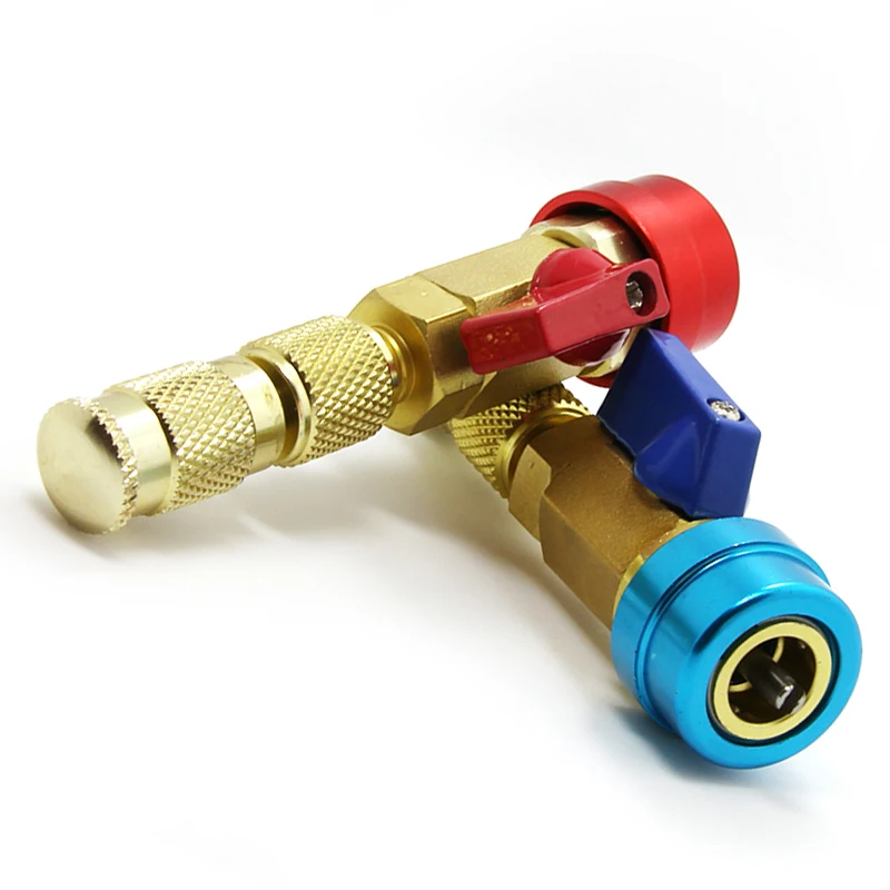 1 пара стандартных клапанов R134a R12 высоконизкий сердечник HAVC автомобильный клапан