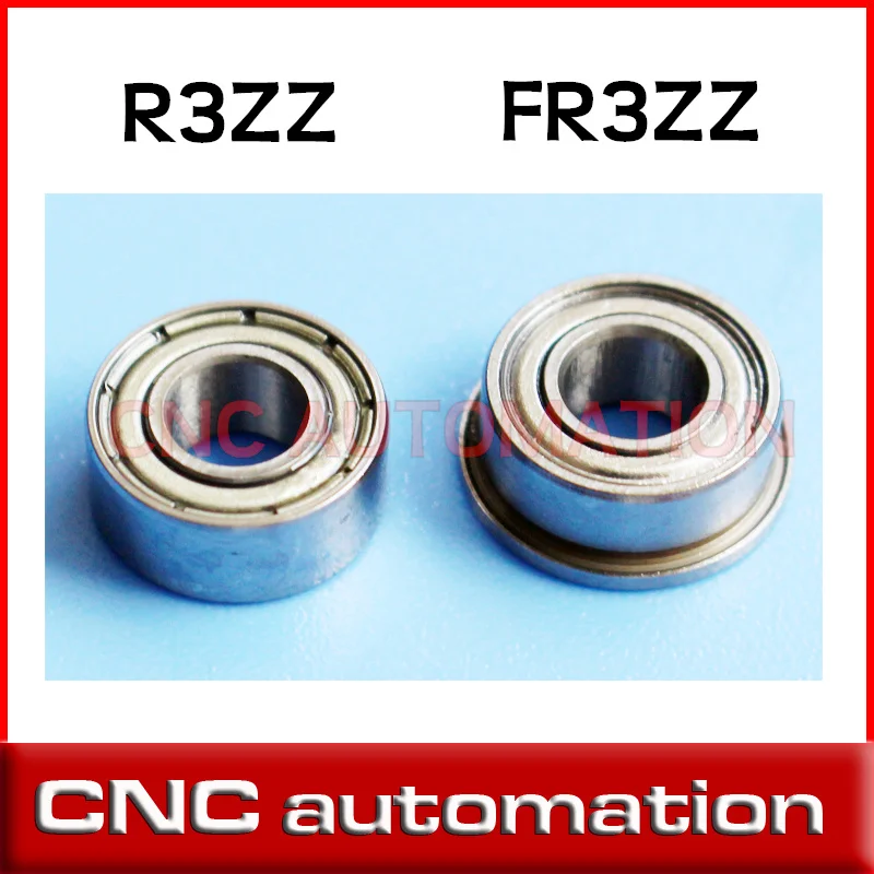 2 шт микро стальной экранированный подшипник Глубокий шаровой паз R3ZZ 3/16 &quotx1/2&quot x