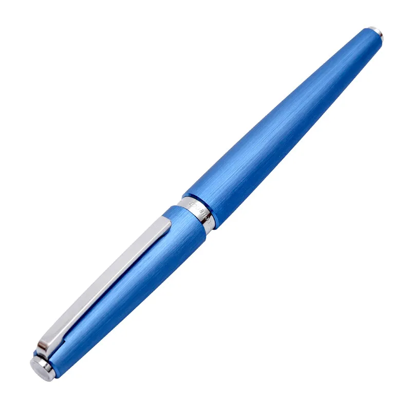 Blue KACO металлическая шариковая ручка баланс Матовый алюминий с гладкой заправкой, высокое качество тонкой точки с подарочной коробкой для офиса бизнеса - Цвет: Blue