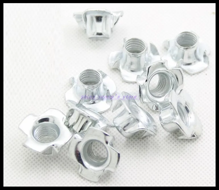 Метрическая резьба цинкованная сталь Т образные гайки Слепые Гайки 4 зубца