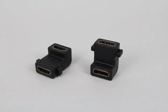 Удлинитель Dinto 10 шт./лот разъем HDMI гнездо-гнездо под углом 90 градусов F/F с