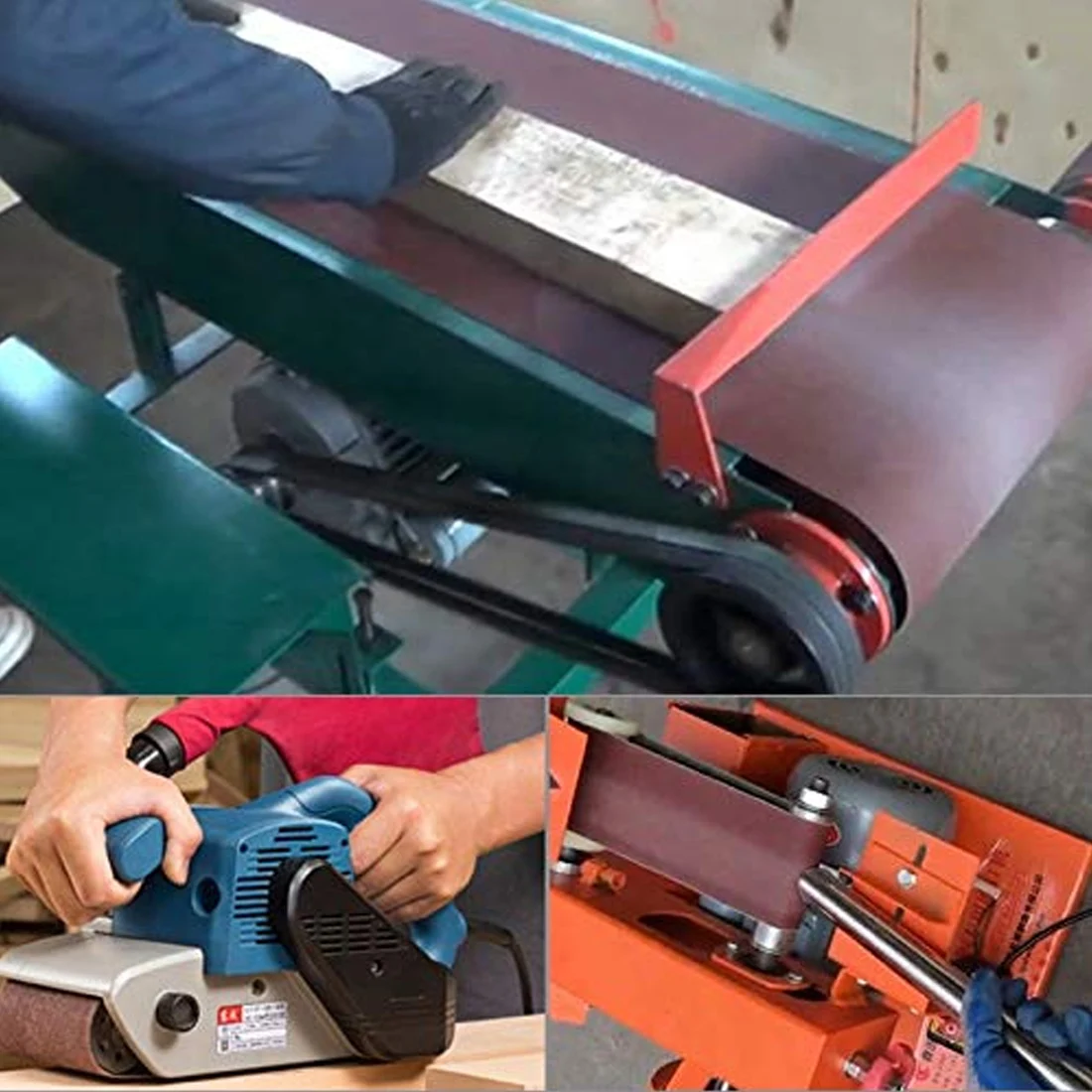 

Abrasive Bands 60-600 Grits Sandpaper Sanding Belts for Sander Power Rotary Tools Dremel Accessories Abrasive Tool