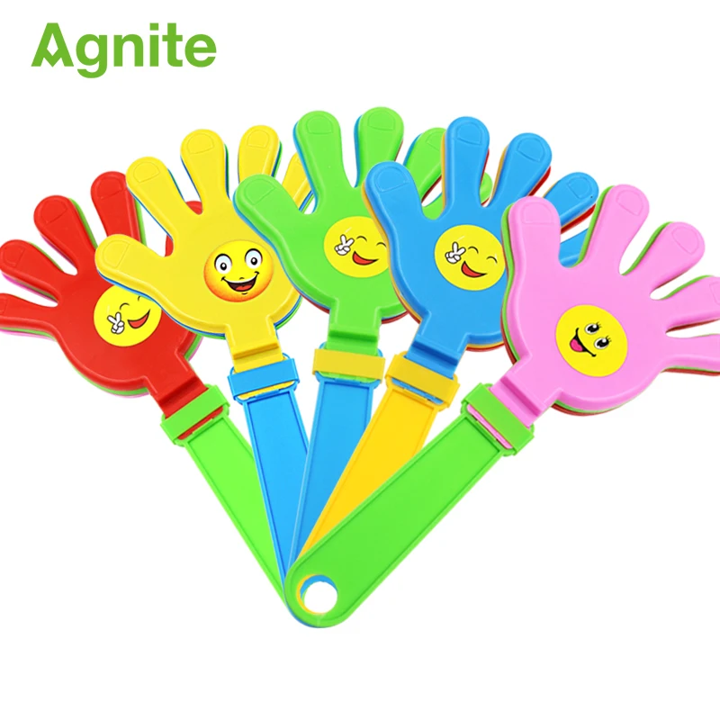 Agnite Kawaii хлопайте руками товары для концертов 28 см Экологичные пластиковые фанаты