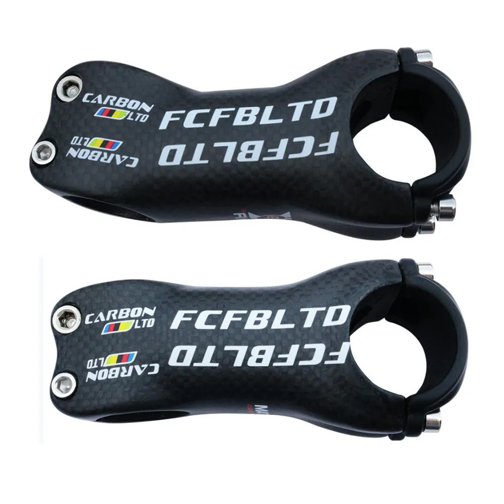 

FCFB 3k matte Carbon Fiber Bicycle Stem Road/MTB Carbon Stem Bicycle Parts Angle 6/17 70-130mm Degree bike parts Accessories