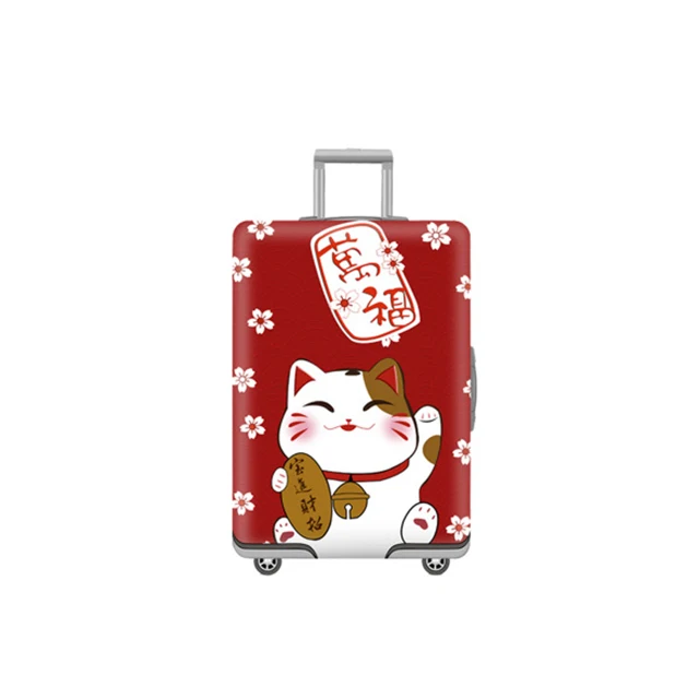 F-Luggage cover HMUNII 3D чехол с милым медведем, Защитные Чехлы, защитный чехол для багажа, чехол на колесиках, пылезащитный чехол для 18-32 дюймов, аксессуары для путешествий - Цвет: F-Luggage cover