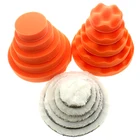 Полировальная Подушка JANPSHION 3 '4' 5 '6' 7 ', автомобильная восковая губка, шерстяная полировка для ухода за краской автомобиля 75 мм 100 мм 125 мм 150 мм 180 мм