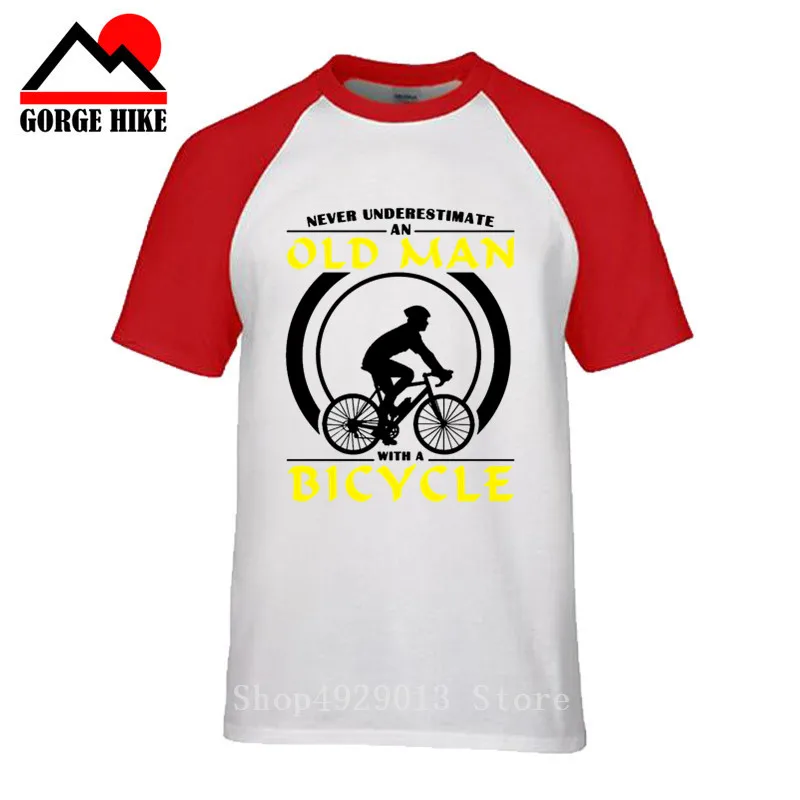 Мужская хлопковая футболка с круглым вырезом MTB Club коротким рукавом для езды на