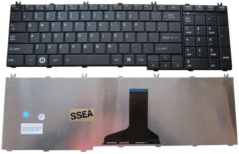 

Новая клавиатура SSEA для ноутбука Toshiba Satellite C660 C660D C655 L655 L655D C650 C650D L650 L670 L670D L675 C670 L750 L750D