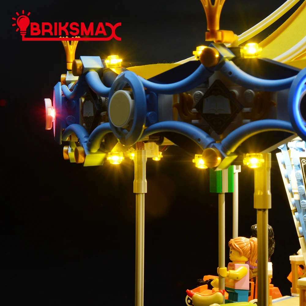 BriksMax комплект светодиодных ламп для Creator Expert набор карусель, совместимый с моделью 10257(не включает модель