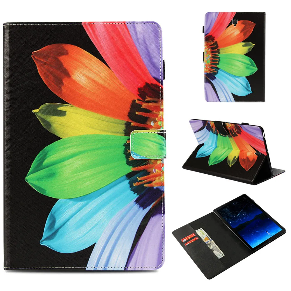 Wallet Cover Case For Samsung Galaxy Tab S4 10.5&quot T830 T835 SM-T830 Stand Smart 10.5 inch Owl Butterfly Eiffel Tower | Компьютеры и