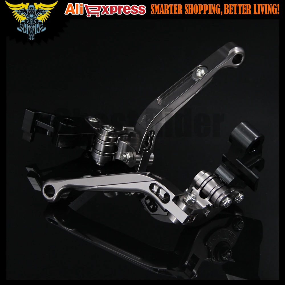

CNC Adjustable Folding Extendable Motorcycle Brake Titanium Clutch Levers For Aprilia RSV MILLE / R 2004 2005 2006 2007 2008