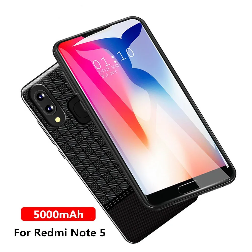 Защитный чехол Extpower для Xiaomi Redmi Note 5 5000 мАч смарт-зарядное устройство внешний
