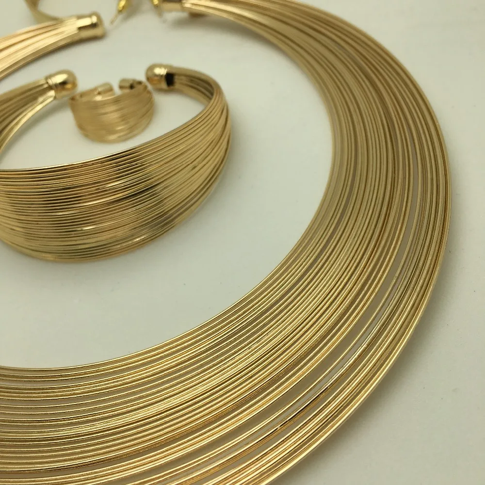 Набор ювелирных украшений BAUS Эритрея Дубай индийская лампа Эфиопский золотой