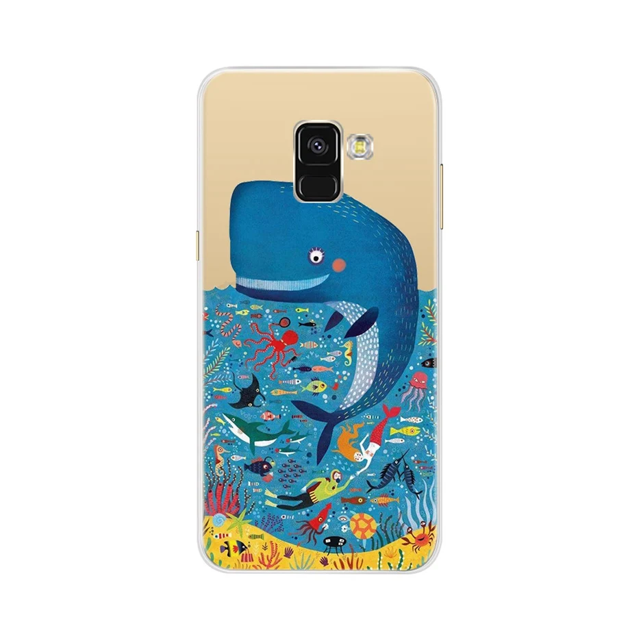Силиконовый чехол для телефона samsung Galaxy A8 A530 чехол для samsung A8 Plus A730 чехол бампер для Galaxy A8 A 8