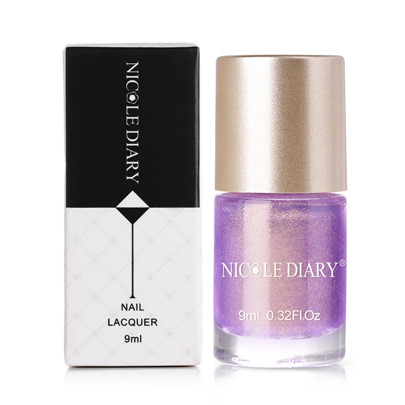 NICOLE DIARY Pearl Series Nail Polish 9ml Water Based Art varnish Varnish 10 Colors | Красота и здоровье