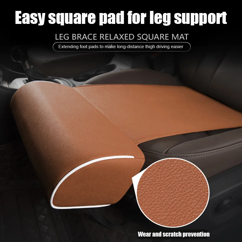 

Car Seat Leg Foot Thigh Support Cushion Easy Clean Longer Seat Cushion Multiple Models Car Universal Foot Pillow Accessories