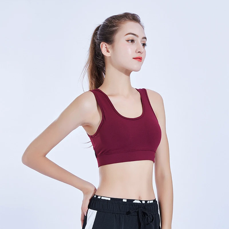 2018 Push Up Sport Bra for Women Sexy Yoga Tops Gym Workout Shockproof Underwear Running Tights Sportswear | Спорт и развлечения