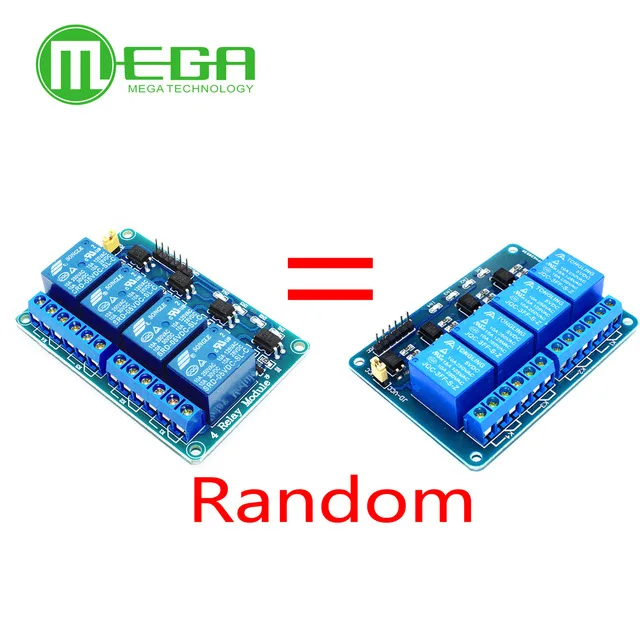 

D303 10pcs 4 channel relay module 4-channel relay control board with optocoupler. Relay Output 4 way relay module