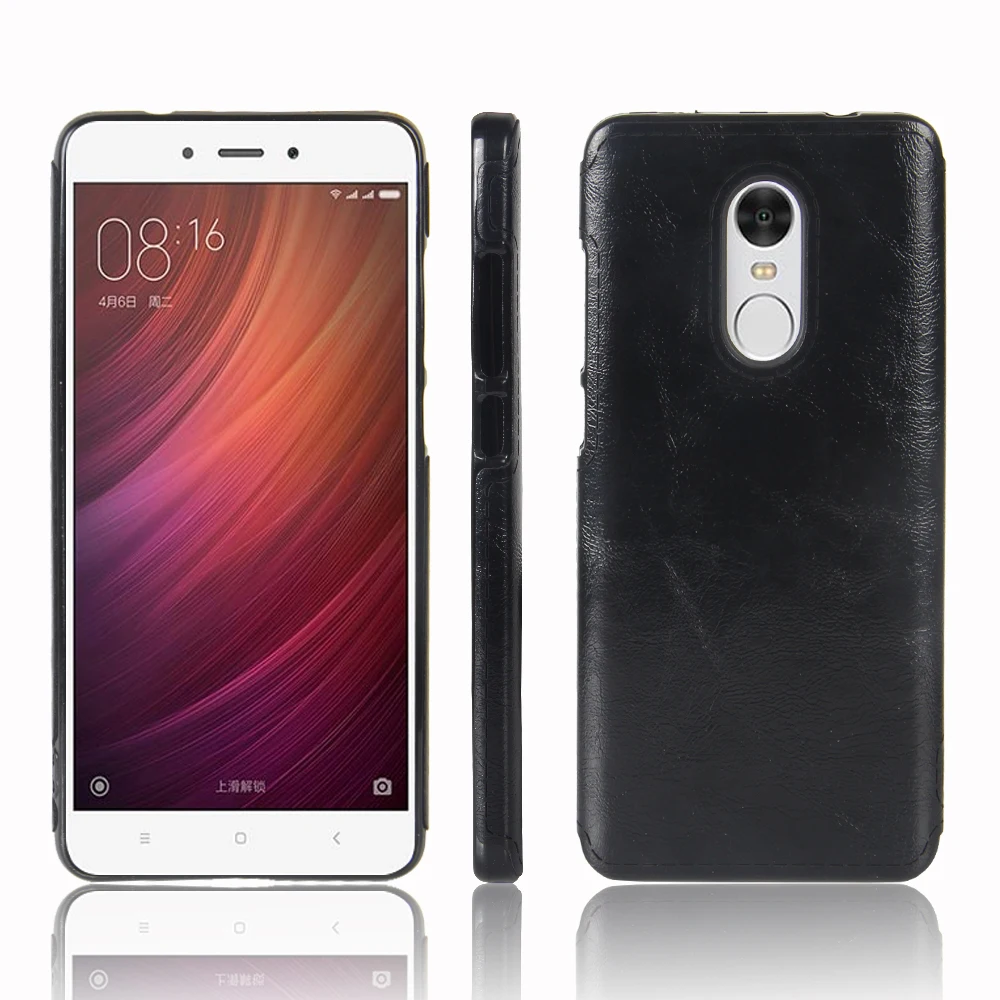 Чехол для Xiaomi Redmi Note 4X 5 дюймов мягкий ТПУ + искусственная кожа силиконовый чехол