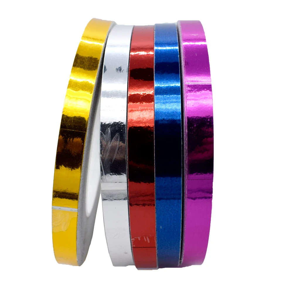 

DIY Reflective Sticker 1.0CM x 3Meter Automotive luminous strip car & motorcycle Body Decoration Decals Sticker (Plating Purple)