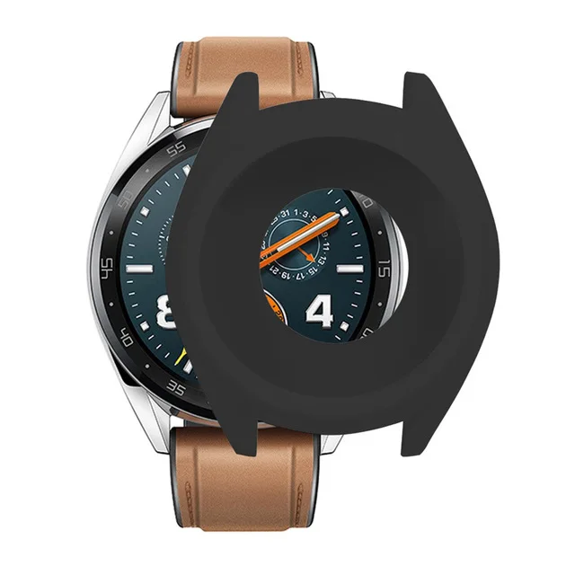 Мягкий защитный чехол + 2PC закаленное стекло Защита экрана для Huawei Watch GT цветная