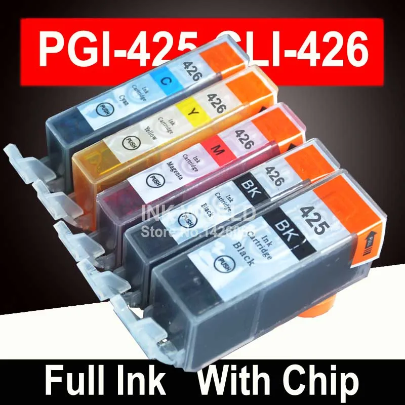 Для Canon Pixma MG5140 MG 5140 чернила для картриджа принтера PGI425 PGI-425 5C | Компьютеры и офис