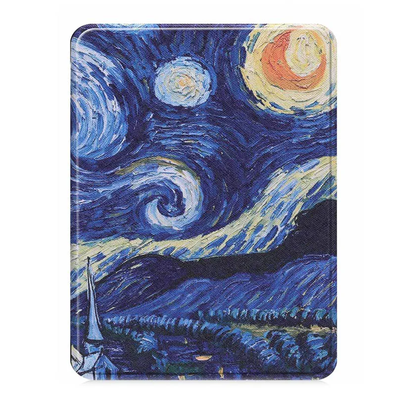 Чехол Fundas для Kindle Paperwhite " винтажная электронная книга Обложка для Amazon Kindle Paperwhite 4 10th поколения цветочный принт - Цвет: Oil Painting