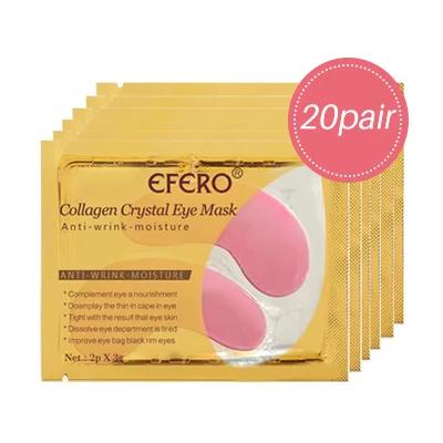 Style 19 EFERO 15-60 шт коллагеновая Золотая маска для глаз маска для лица патчи для глаз для ухода за глазами устройство для удаления темных кругов антивозрастной увлажняющий крем - Цвет: Style 19