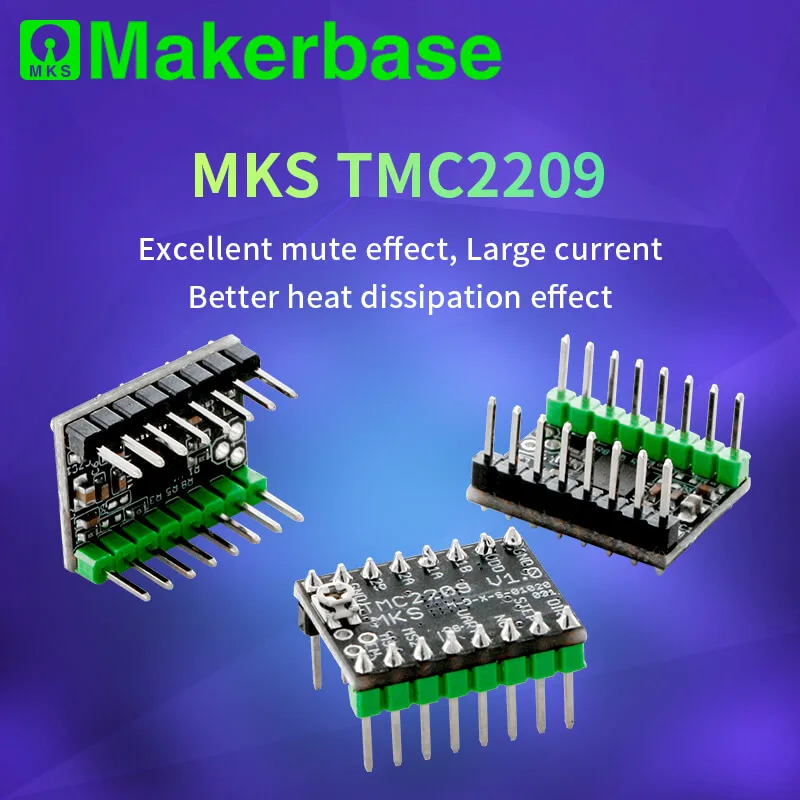 3D принтер MKS TMC2209 линейный драйвер двигателя отличный эффект отключения звука