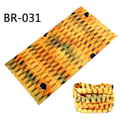 BR001-037, новейшая модель, бесшовная бандана для рыбалки, пешего туризма, велоспорта, волшебный шарф, много солнцезащитных шарфов для женщин и мужчин, маска бандана - Цвет: BR 031