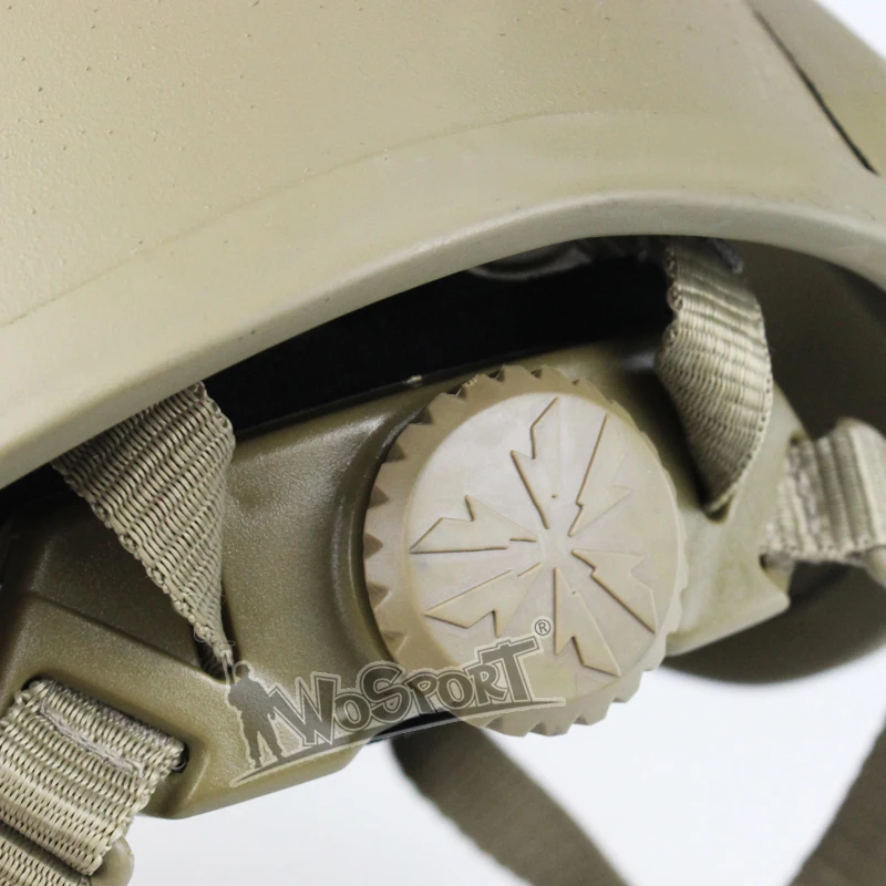 Тактический шлем WoSporT Emerson ACH MICH 2000 военный с креплением NVG и боковым Рельсом для