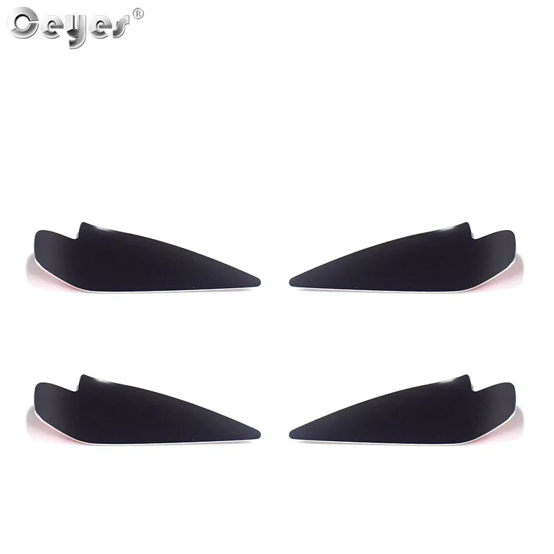 Black 4pcs Ceyes, авто стиль, аксессуары для интерьера, дверная чаша, ручка, накладка, наклейки, чехол для Mazda Axela Atenza CX 3 CX 5 - Название цвета: Black 4pcs