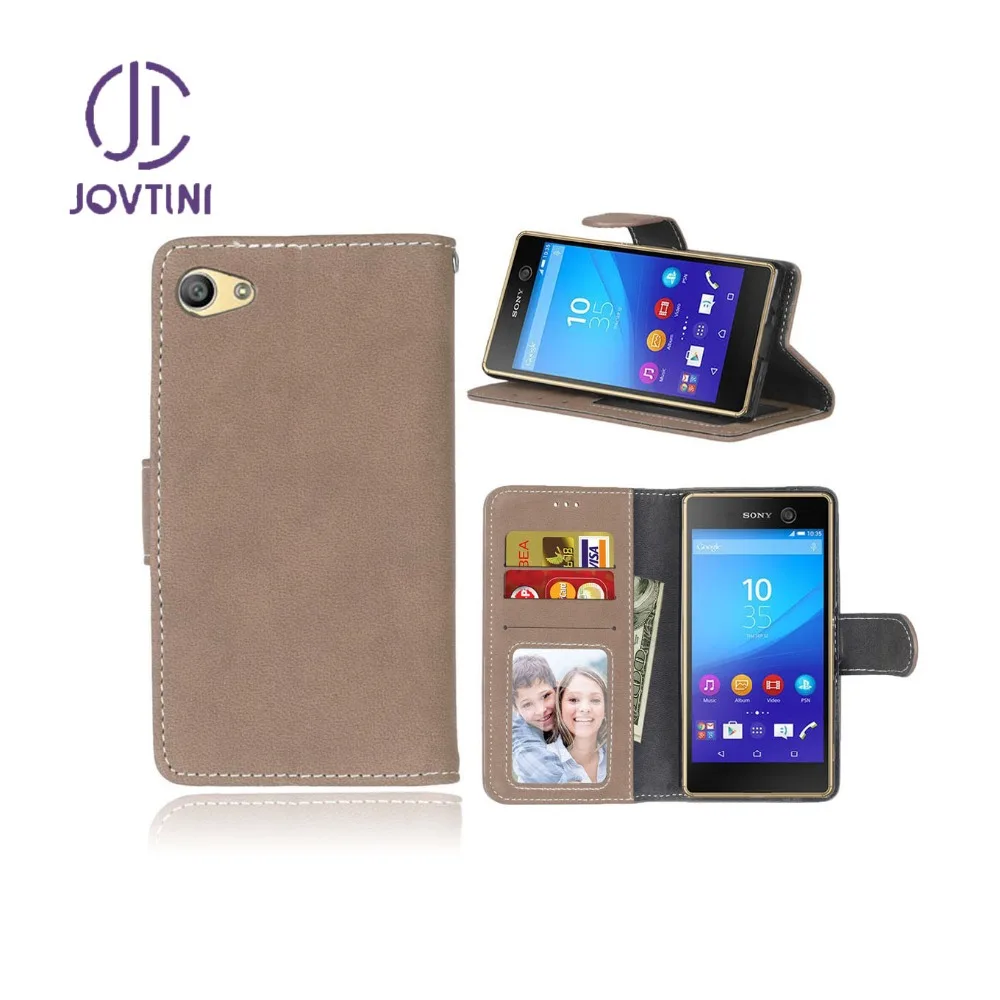 Jovtini для Sony Xperia Z5 Compact/Z5 Mini чехол нубук Телефон защитный сальто Назад Сумка|leather phone