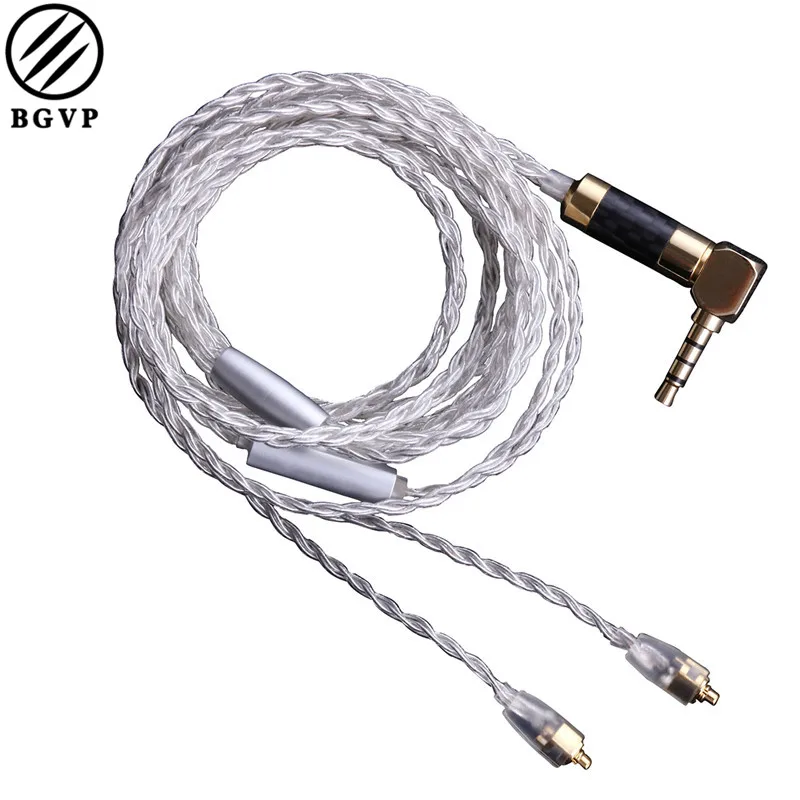 BGVP DIY 5N OCC DM5 кабель для наушников с посеребренным покрытием SE535 846 высокочастотный