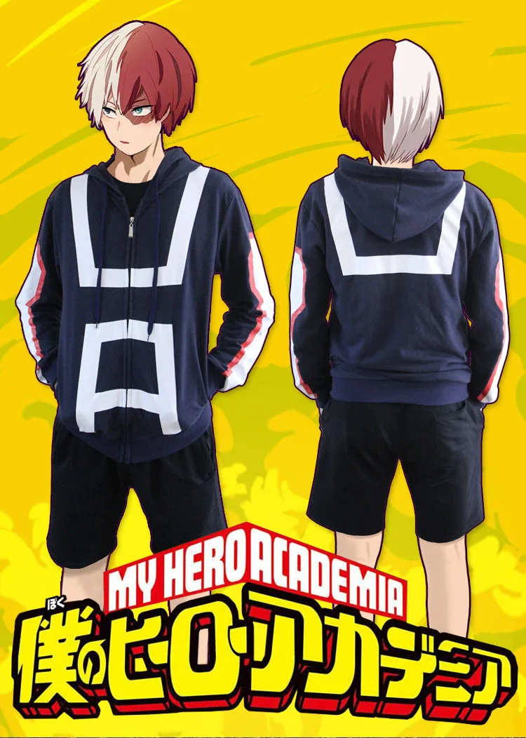 Boku no Hero Academy Todoroki Shoto пальто мой герой Academy для мужчин карнавальный костюм куртки для весны и осени Большие размеры
